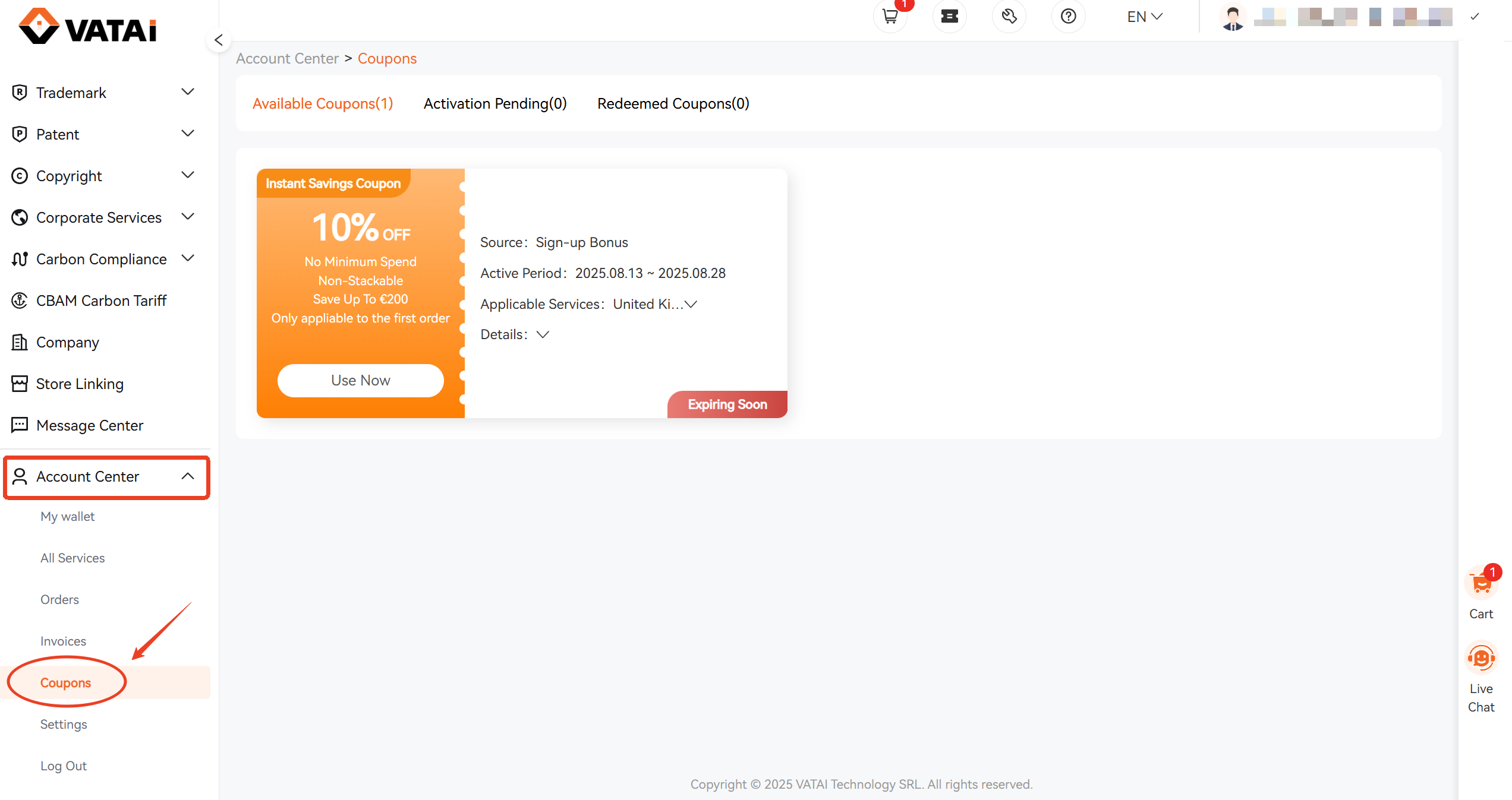 Where Can I See My Promo Coupons?