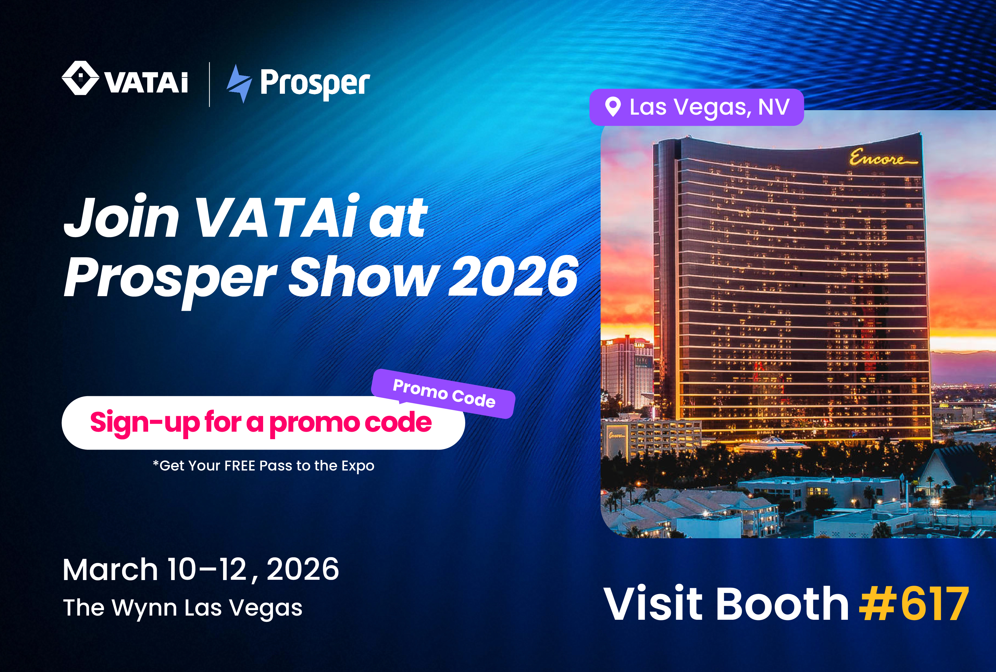 VATAi to Exhibit at Prosper Show 2026 – Booth #617