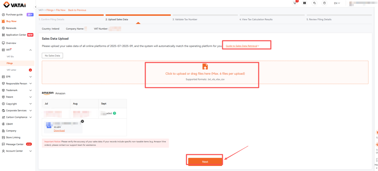 Ireland B2B (VIES) Filing Guide
