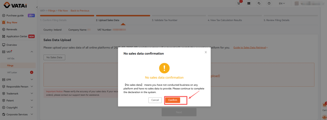 Ireland B2B (VIES) Filing Guide