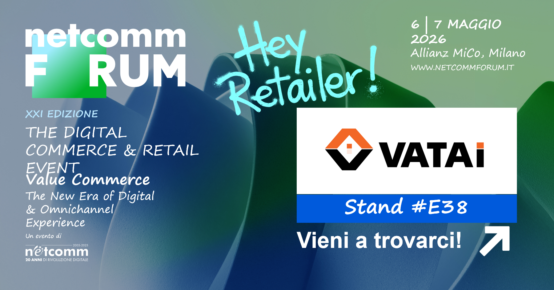 VATAi to Attend Netcomm Forum 2026 in Milan