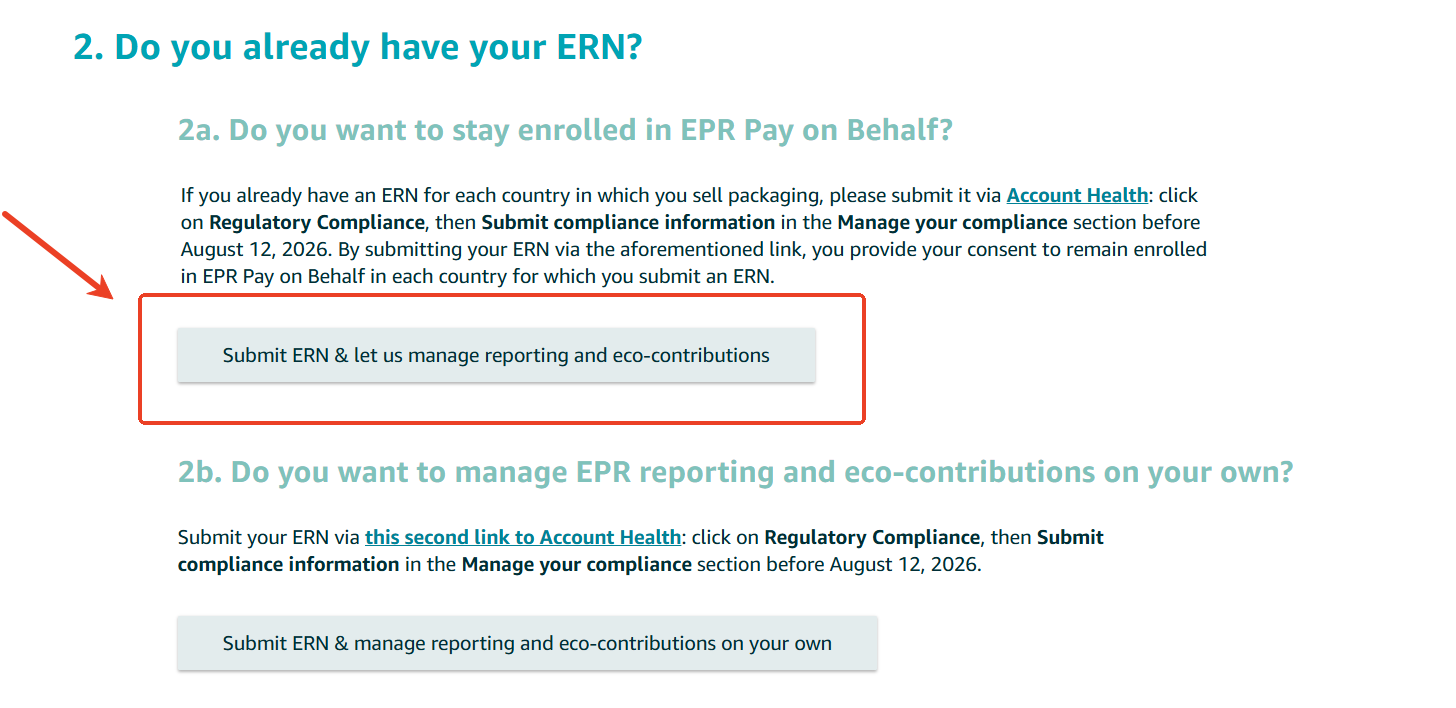 How to Submit Your EPR Registration Number on Amazon